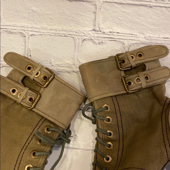 DolceVita Distressed Chic High Ankle Combat Boots - Picture 2 of 9